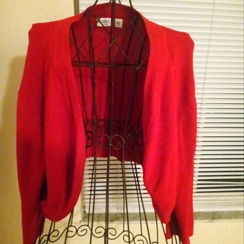 GU* Cato Red Jacket Woman's Size 22